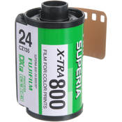 Fujicolor Superia X TRA 800 Color Negative Film (35mm Roll Film, 24 Exposures)