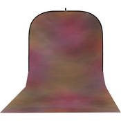 #002 Super Collapsible Background (8x16 , Maroon, Orange)