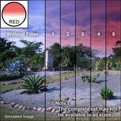 5 x 6  2 Red Soft Edge Graduated Filter (Horizontal Orientation)