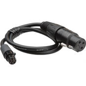 XLR Female to TA5F 18  Line Level, BDS Compatible Lectrosonics Cable   For Use with Balanced XLR Outputs