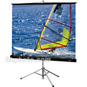 Diplomat Portable Tripod Projection Screen   42.5 x 56.5    72  Diagonal   Video Format ((4:3 Aspect)   Glass Beaded