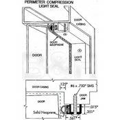 Light Tight Seal Kit for 30  Darkroom Door