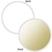 LiteDisc Circular Reflector, Soft Gold White Opaque, 52  (132cm)