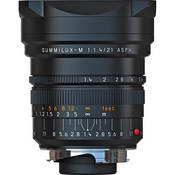 21mm f 1.4 Summilux M Aspherical Manual Focus Lens   Black