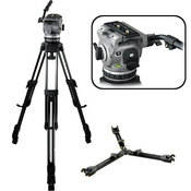 Z109 Laser Carbon Fiber Tripod System   consists of: Z100 Laser Head, L504 2 Stage Tripod, Mid Level Spreader and Softcase   Supports 22 lbs