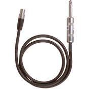WA302 Intrument & Guitar Cable with 1 4  Phone and 4 pin Mini Connector for T1, UT1, SC1, LX1, ULX1, UC1 and U1 Body Pack Transmitters (2.5 ) (76.2cm)