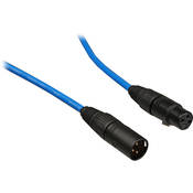 L 4E6S Star Quad XLRM to XLRF Microphone Cable   15  (Blue)