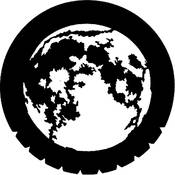 Standard Steel Gobo #7220   Moon   Size E 37.5mm