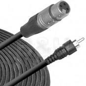EXF Series 3 Pin XLR Female to RCA Male Cable   3