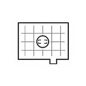 Intenscreen for Nikon 8008 and 801 Series   Matte with Grid & AF Brackets