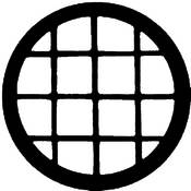 Standard Steel Gobo #7136   Circular