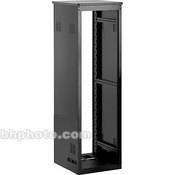 Black Vertical Rack with Wood Top