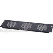 Fan Panel, Model FPL 3   Holds 3 Fans (Black)