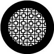 Standard Steel Gobo #7740   Chinese Screen   Size B 86mm