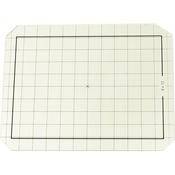 4x5 Groundglass Focusing Screen with 9x12 Markings, cm Grid and Roll Film Scoring