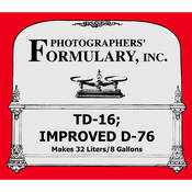 TD 16 Developer for Black & White Film   Makes 4 8 Gallons 16 32 Liters