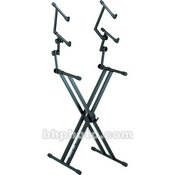 QL 623 X Style Double Brace Three Tier Heavy Duty Keyboard Stand