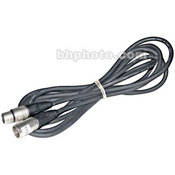 1044 4 pin XLR Male to 4 pin XLR Female Power Cable   10 ft