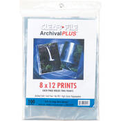 Archival Plus Print Page, Holds Two 8 x 12  Prints   100 Pack