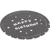 Standard Steel Gobo #7940   Happy Birthday