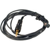 Right Angle Lavalier Cable for ME102 ME104 ME105 Lavalier Mic Capsules with Locking (3.5mm) Mini Connector for Evolution Series Transmitters (Black)