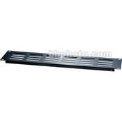 Economy Steel Vent Panel, Model EVP2 with 2 Spaces (Black)