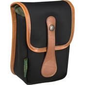 AVEA 5 Pouch (Black Canvas & Tan Leather Trim)