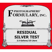 Residual Silver Test   2.5 Gallons 10 Liters
