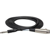 Stereo 1 4  Male to 3 Pin XLR Female Interconnect Cable   3