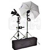 Home Portrait Kit   Includes: 2  SPS920, 1  SP100 Strobes, Light Stands, Brackets, Umbrellas, Barndoors, Snoot, Light Stands, SP Bag