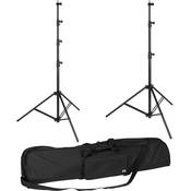 Air Cushioned Two Light Stand Kit with Case
