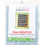 Archival Plus Negative Page, 35mm, 7 Strips of 6 Frames   100 Pack