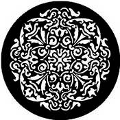 Standard Steel Gobo #7783   Antique Rosette