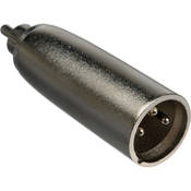 PP XLRP Male RCA to Male 3 Pin XLR Adapter