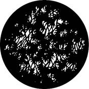 Standard Steel Gobo #7733   Dense Leaves   Size M 66mm