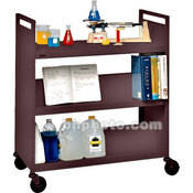 Mobile Flat Shelf Book & Utility Truck (Cabernet)