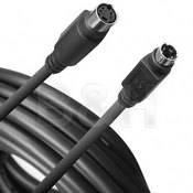 S Video 4 pin Male to 4 pin Female Cable   10 ft
