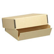 733 3008 Museum Quality Drop Front Storage Box (8.5 x 10.5 x 3 , Tan Tan)