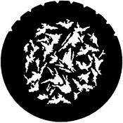 Standard Steel Gobo #7797   Thicket   Size A 100mm