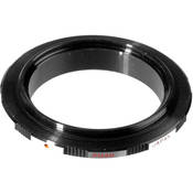 Reverse Adapter for Mounting Lenses with 49mm Filter Threads Backwards on Pentax K Mount Bodies