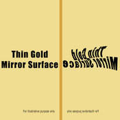 Cinegel Reflection Material   Thin Mirror Gold Tinted (G) (48  x 25  Roll)