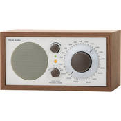 Model One AM FM Table Radio (Beige   Walnut)