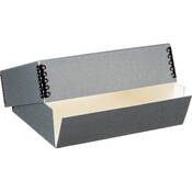 733 0008 Museum Quality Drop Front Storage Box (8.5 x 10.5 x 3 , Gray Gray)