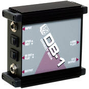 DB 1 Passive Direct Box with Speaker Line Level Attenuator, High Cut Filter and Ground Lift Switches