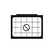 Intenscreen for Nikon F3   Matte with Grid & Diagonal Split Image