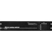 RS 44CU Vertical Interval Matrix Switcher, 4x4, Composite Video, Unbalanced Stereo Audio (RCA), RS 232, Rackmountable
