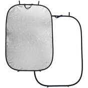 Collapsible Reflector   4x6  Oval   Silver White