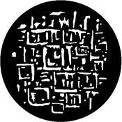 Standard Steel Gobo #7563   Glass Brick   Size E 37.5mm