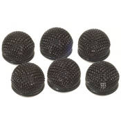ADR77B   Set of 6 Black Metal Windscreens for ECM77B
