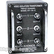 VIT 753 Isolation Transformer, Hum and Noise Eliminator, Three Channel I O, 75 ohms, Metal Housing